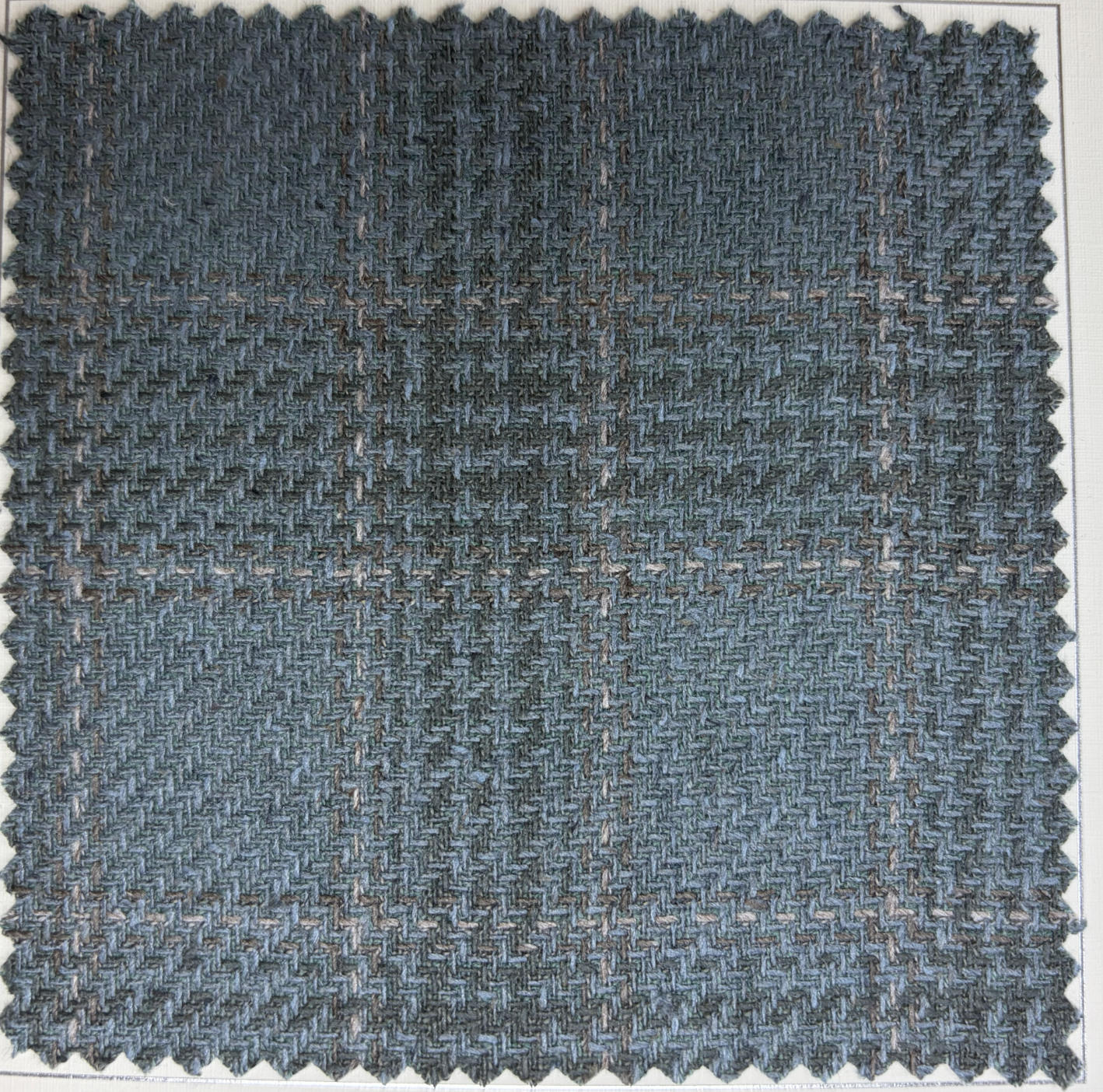 TUANMAX Custom Navy Plaid Suit for Men | Tailored Check Suit