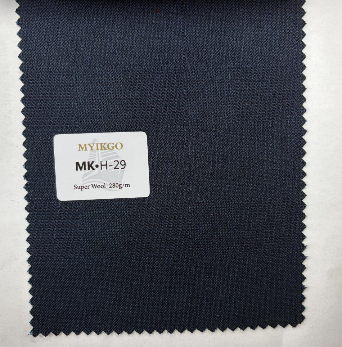 TUANMAX Men's Medium Gray Single-Breasted Business Wool Suit