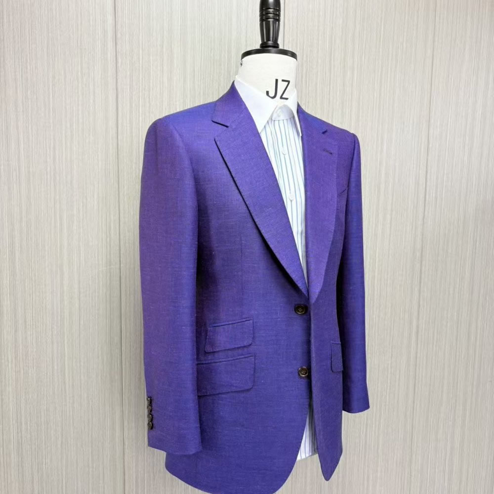 TUANMAX Custom Purple Suit Jacket for Men | Tailored Formal Suit