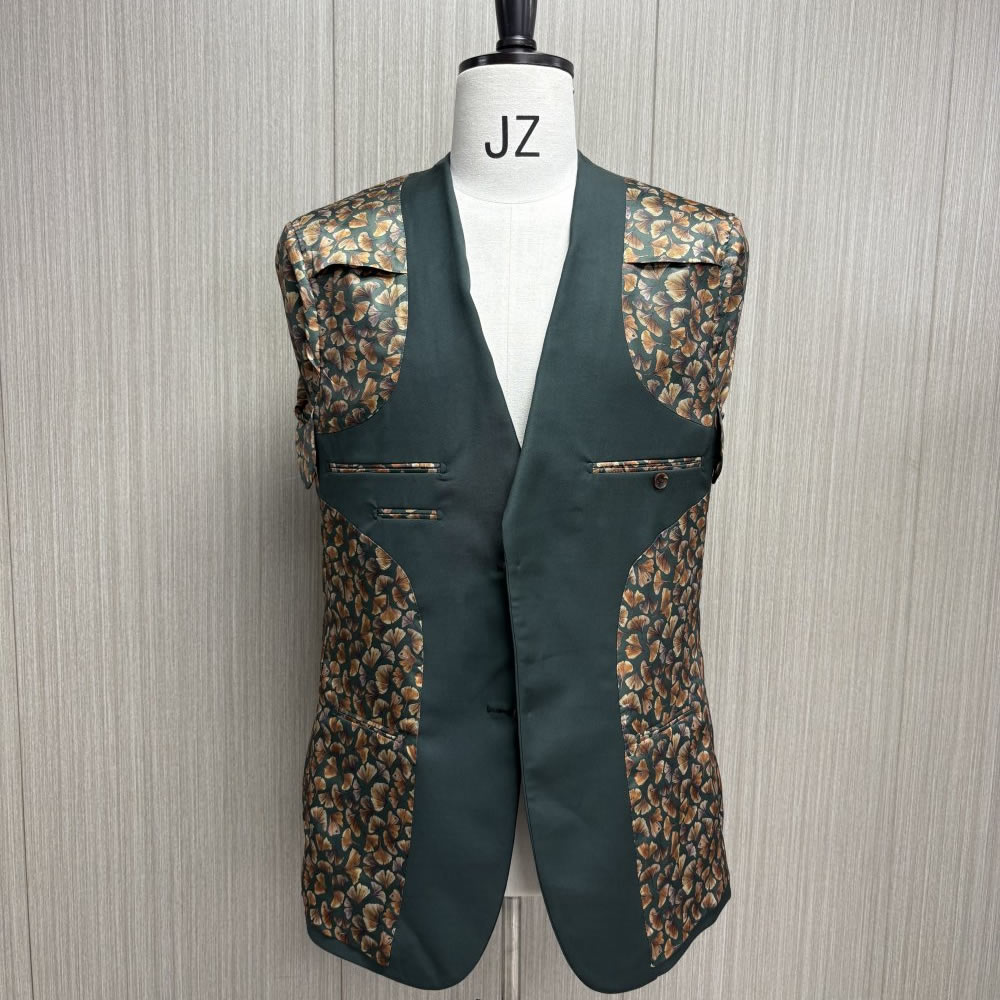 TUANMAX Men Dark Green Notch Lapel 2 Button Custom Suit Blazer | Men’s Tailored Suit