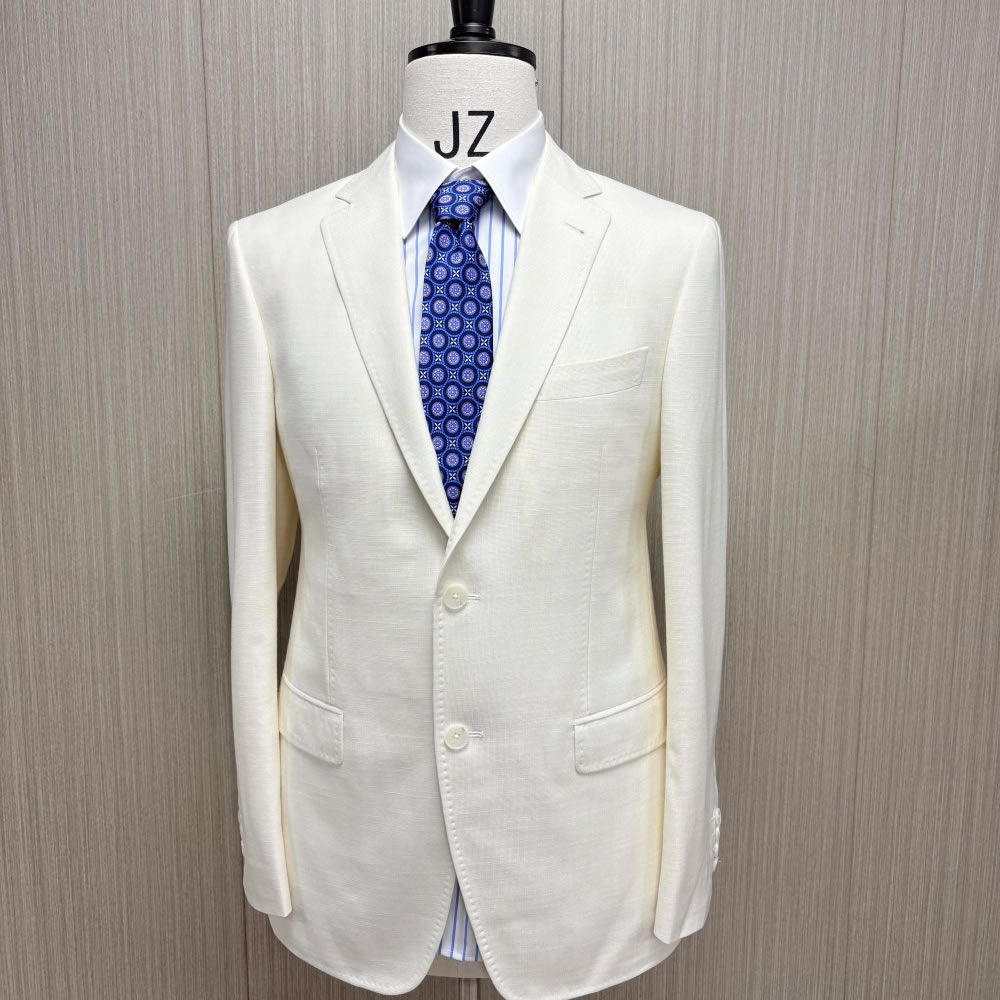 TUANMAX Custom White Linen Suit for Men | Tailored Summer Formal Suit