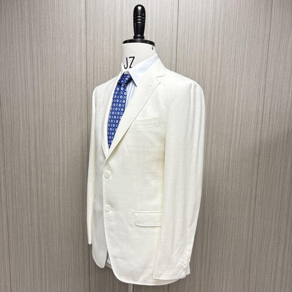 TUANMAX Custom White Linen Suit for Men | Tailored Summer Formal Suit