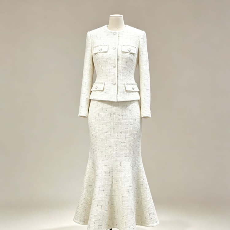TUANMAX Women’s Custom Tweed Suit